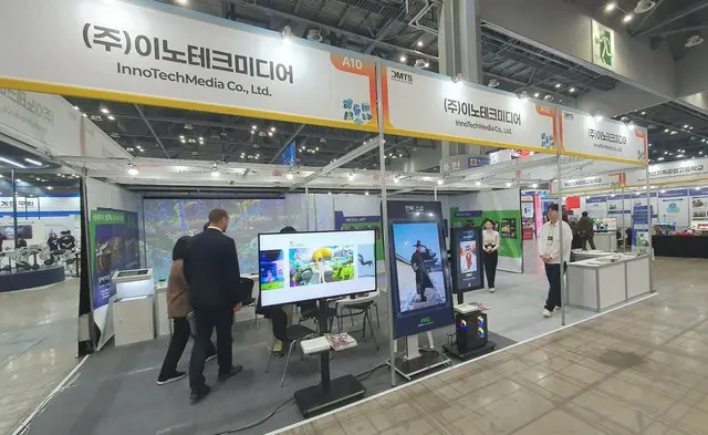Inno Tech Mediaの展示ブース(写真:wowKorea)