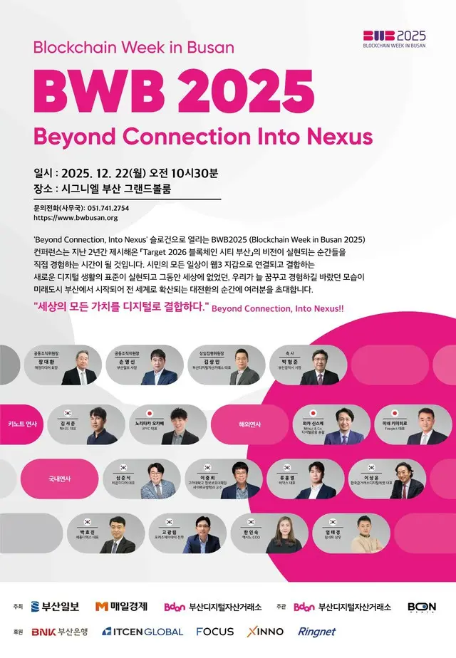 BWB 2025 イベントポスター（写真：wowKorea）